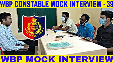 wbp mock interview -39 || wbp constable & lady constable MOCK INTERVIEW 2022 || by abhijit sir ||