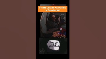 Save it📌..Try it🚀| Create Canvas  Animation in Javascript | HTML 5 #shorts #css #developer #coding