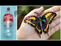 Diy how to make butterfly with plastic bottle