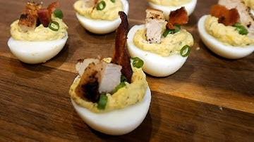 Chicken Bacon Ranch Deviled Eggs | Low-Carb Perfection for Keto & Carnivore Diets! 🥚🥓🐔