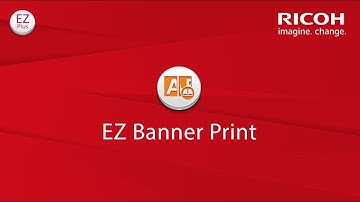 RICOH EZ Plus- EZ Banner Print