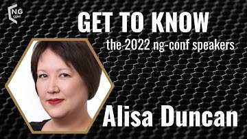 Get to Know the 2022 ng-conf Speakers | Alisa Duncan | ng-conf 2022