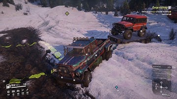 SnowRunner - Easy Loading on Scout Trailers