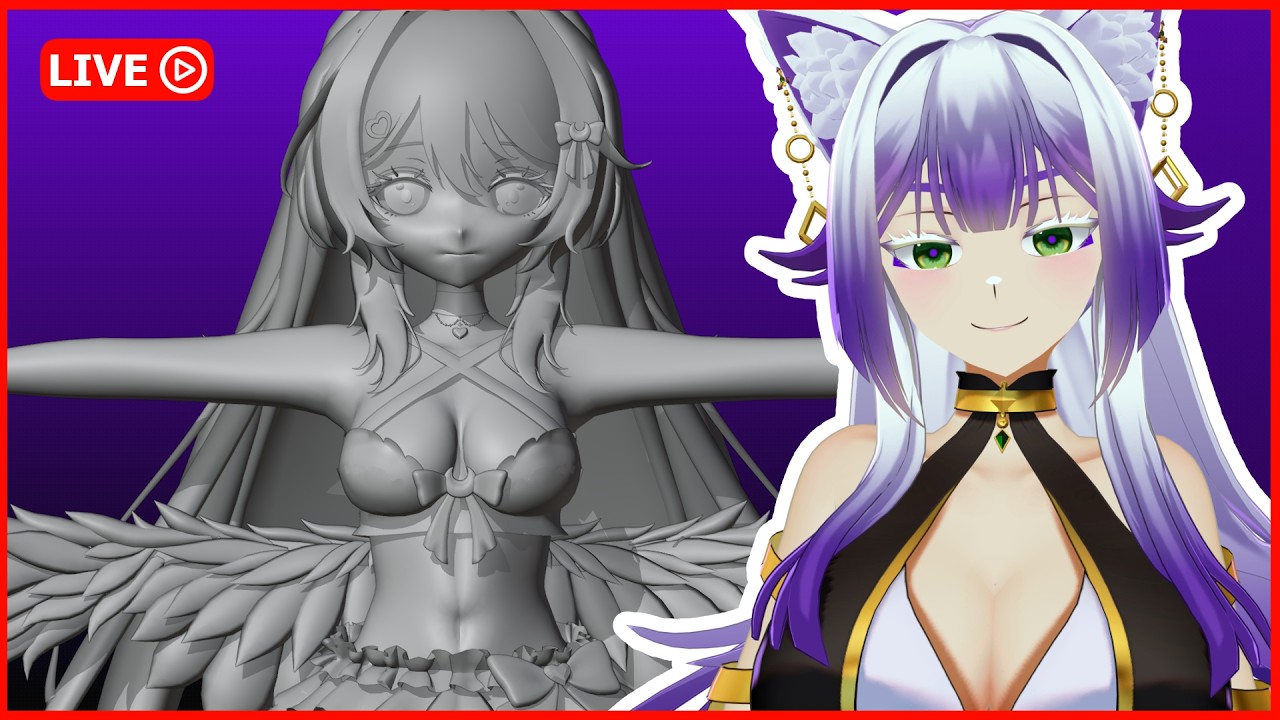 [Blender] 3D modelling a VTuber - Part 31 (Texturing)
