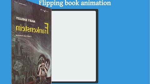 Flipping Book Animation using only CSS || HTML CSS