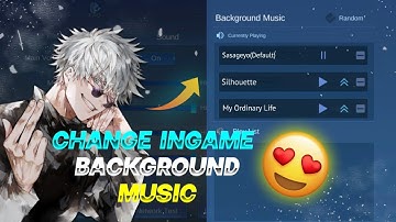 How to Change Your MLLB Background Music With Anime Ost ft. Sasageyo Mobile Legends