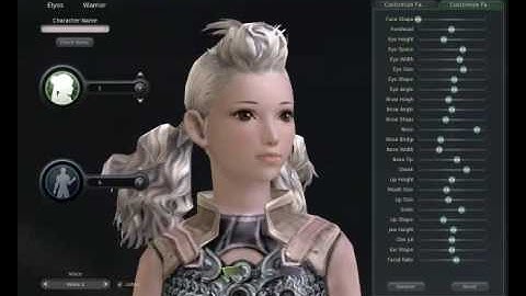Aion Elyos character creation