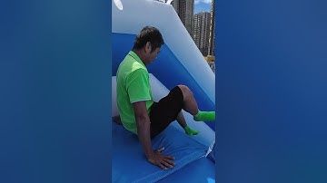 The source of daily happiness: inflatable slides are waiting for you!  #inflatable #slide #fun