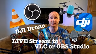 Wirelessly Stream your DJI drone to OBS Studio, VLC, Computers, etc. screenshot 4