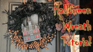 Halloween DIY Wreath Tutorial By: Jeanna Loves Christmas