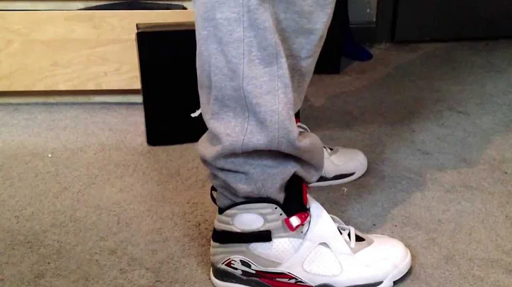 air jordan retro 8 "bugs bunny" on feet