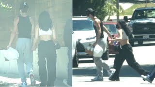 Jaden Hossler and Nessa Barrett Hold Hands on a Lunch Date, Before Romantically Crossing the Road