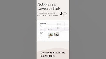 Introducing our Resource Hub NOTION Template 📖 #shorts #notion #notiontemplate