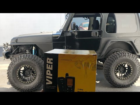 2001 TJ Jeep Wrangler Viper Alarm