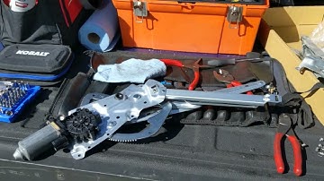 URO Parts BMW E36 Sedan Front Window Regulator install and adjustment overview