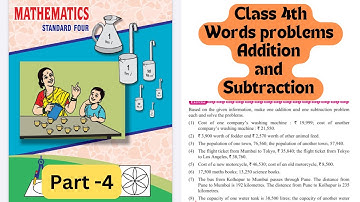 Class 4th|Word Problems Addition and Subtraction|Chapter 9|Maharashtra State Board|Page No 50|Maths|