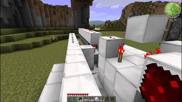 Minecraft Tutorial :: Light switch with "delay effect" uses pistons
