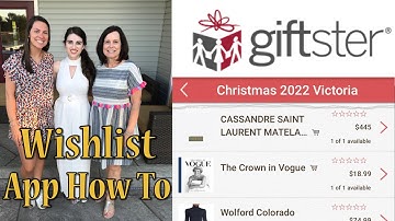 How To Use The Giftster App Demo
