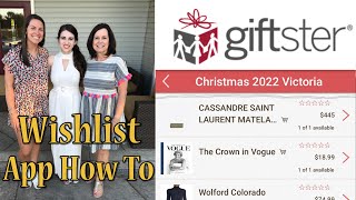 How To Use The Giftster App Demo screenshot 1