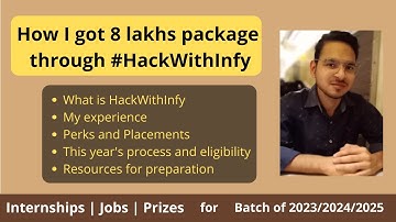How I got 8 lakhs package though #HackWithInfy? | Hackwithinfy 2022: Exam Pattern and Resources