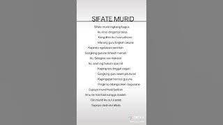 lirik sholawat sifate murid ingkang bagus😊😊