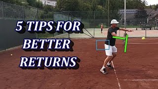 5 Tips For Better Tennis Returns (Of Serve)
