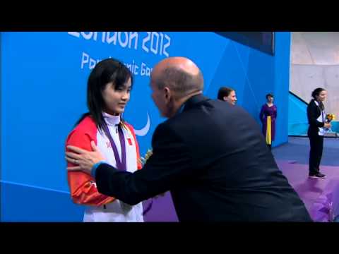 Swimming - Women's 50m Freestyle - S11 Victory Ceremony - London 2012 Paralympic Games