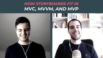 How Storyboards fit in MVC, MVVM, and MVP