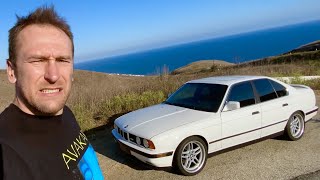 E34 BMW M5 | Moj verdikt v horach Malibu - KOZA BOBKOV CARS