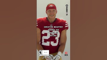 Christian McCaffrey predicts his Madden 25 Ratings! #madden25 Ratings week kicks off tomorrow!