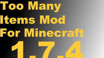 Minecraft- How to install and use Too Many Items Mod (for version 1.7.4)