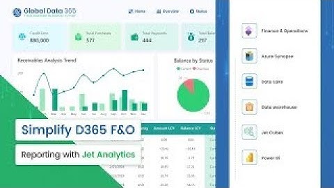 Simplify Dynamics 365 F&O Reporting with Jet Analytics