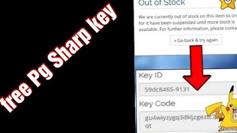 Pg Sharp free key