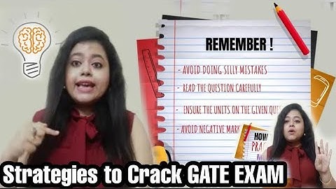 Crack GATE Exam in 6 Months with AIR | Key points to remember & Things to avoid ! by Aishwarya Dhara