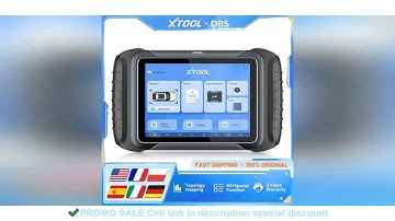 XTOOL D8S Car Diagnostic Tool ECU Coding OBD2 Scanner Topology Map Automotive Tool Key Programming w