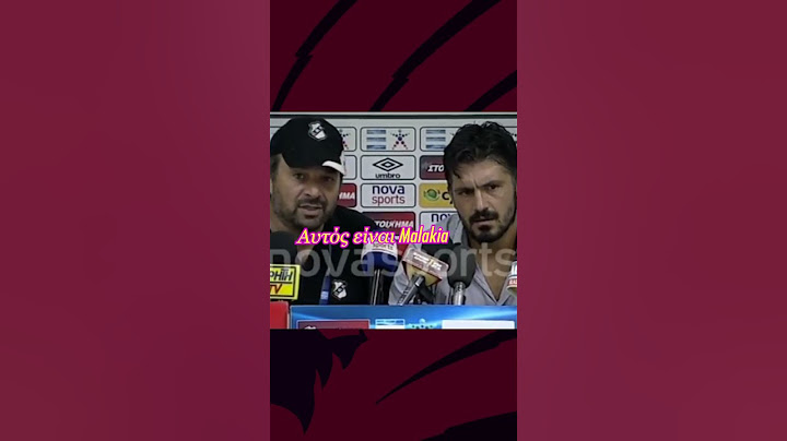 Gattuso's Interpreter looks like a Hostage #Malakia #gattuso