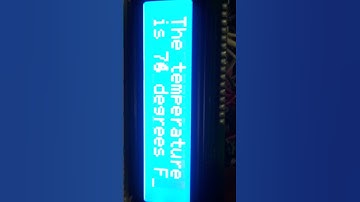 Display the temperature in F on the LCD display