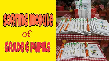 SORTING OF MODULES WEEK1