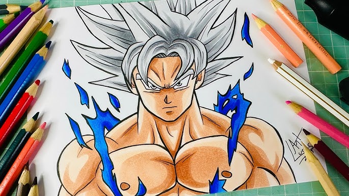 Como Desenhar Goku nível Instinto Superior #DragonBallZ #Dragon_Ball_Super  #Dragon_Ball_Z #ComoDese…