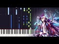 There is a reason [FULL] - No game no life Zero (The movie) - ED [Piano cover + SHEETS] // Synthesia