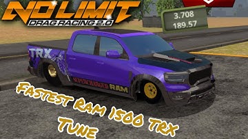 Fastest Dodge Ram 1500 TRX 1/8 Mile Tune - No Limit Drag Racing 2