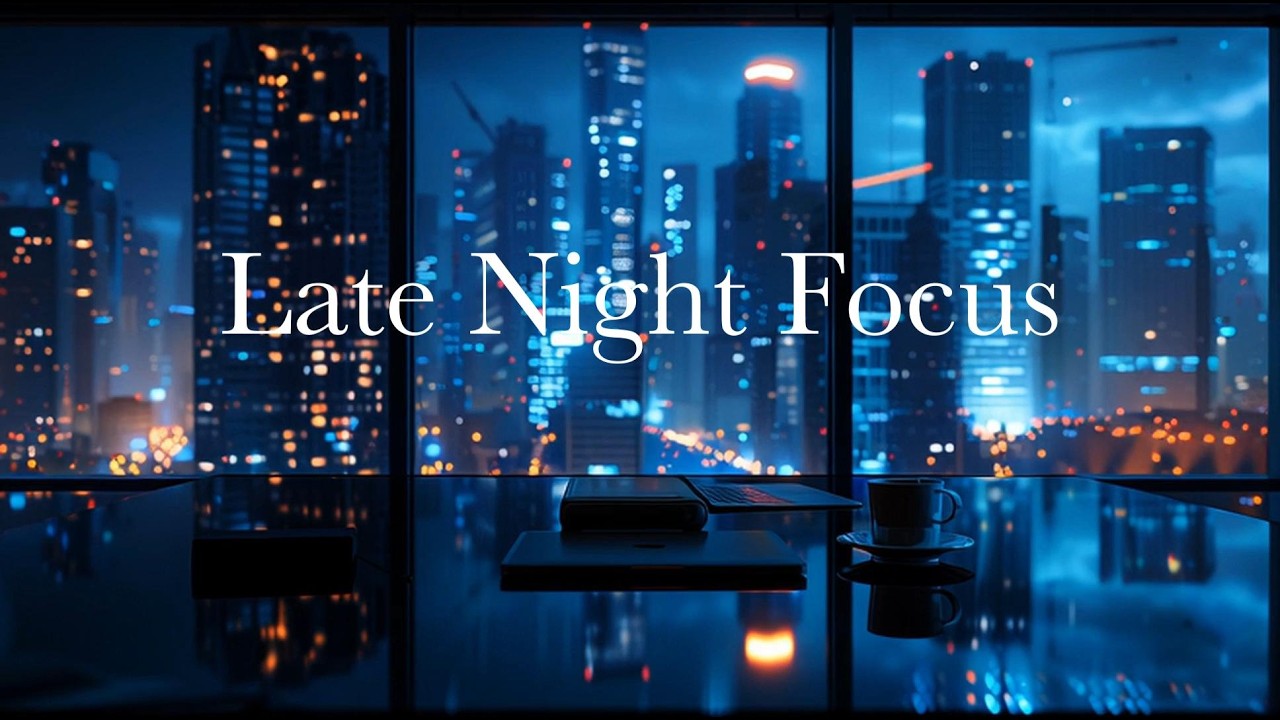 Late Night Office Jazz 🌃 Smooth Coffee Jazz for Studying, Coding & Relaxing (2 Hours)