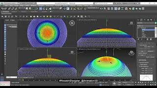 Teaching 3D modeling of an apple model in 3DsMax software.by Alireza Hosseini.