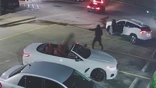 Video shows robber shooting victim 7 times outside Galleria-area fast-food restaurant
