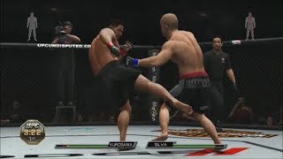 黒澤浩樹 vs ヴァンダレイ・シウバ　PS3 UFC UNDISPUTED 3