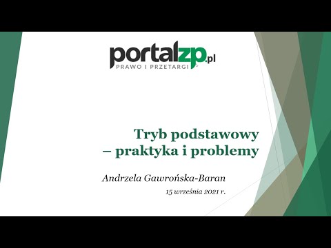 Tryb podstawowy – praktyka i problemy