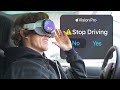 Driving With Apple Vision Pro!