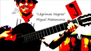 Video thumbnail of "Como Tocar Lágrimas Negras en Guitarra"
