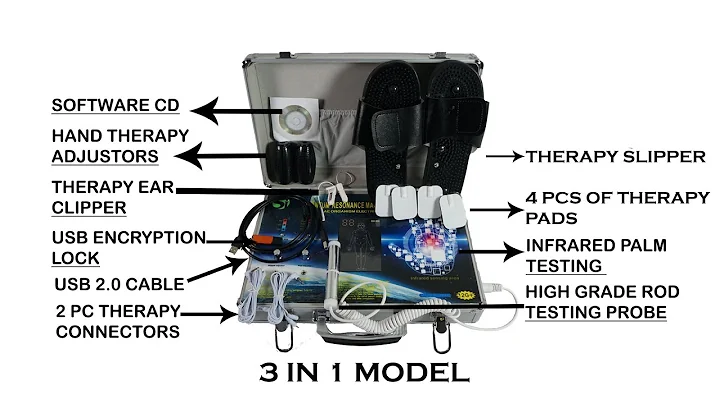 Quantum Resonance Magnetic Health Analyzer With Therapy 3 in 1 Model