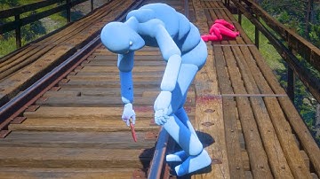 NPC Euphoria Physics! - RED DEAD REDEMPTION 2 NPC Wars #1